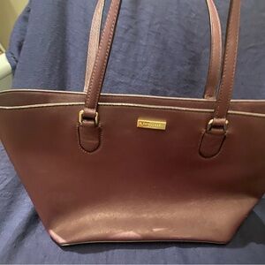 Kate Soade small tote plum colour